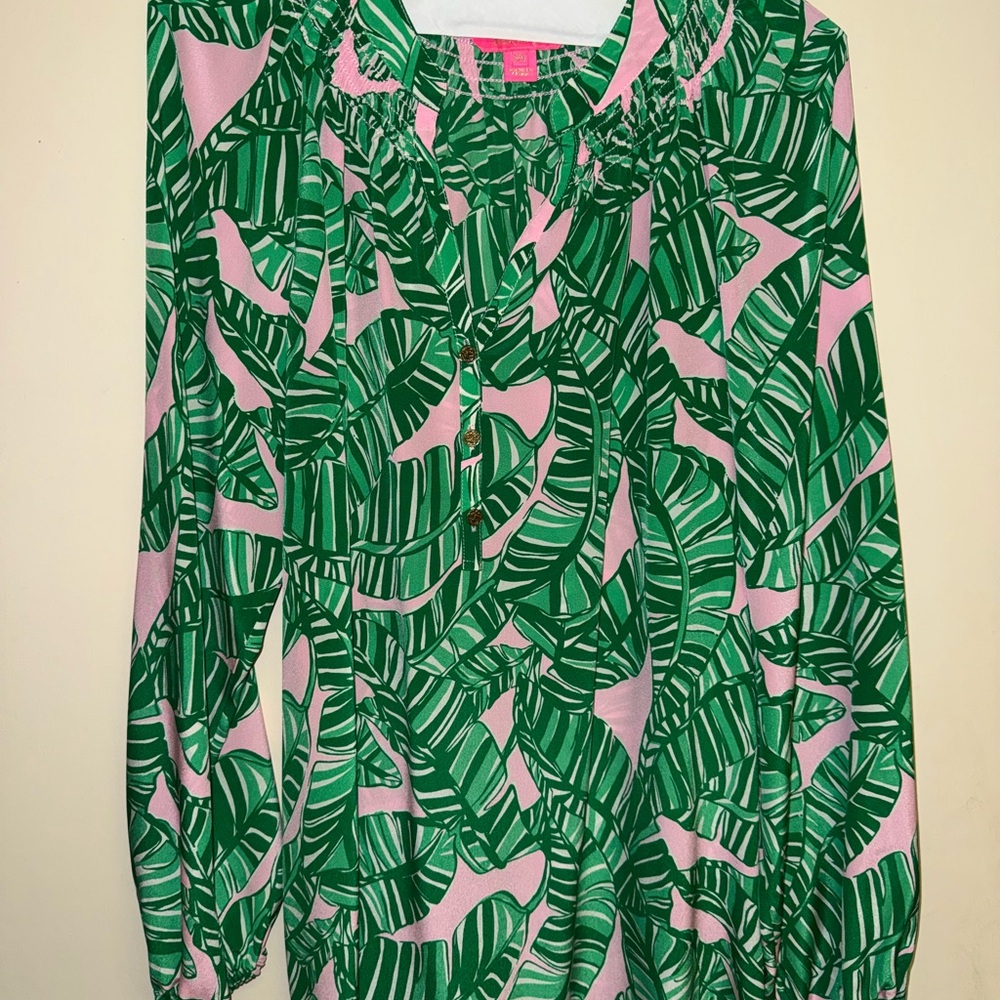 XXL Lilly Pulitzer Silk Blouse